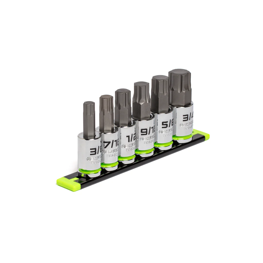 6-PC SAE RPT Hex Bit Socket Set